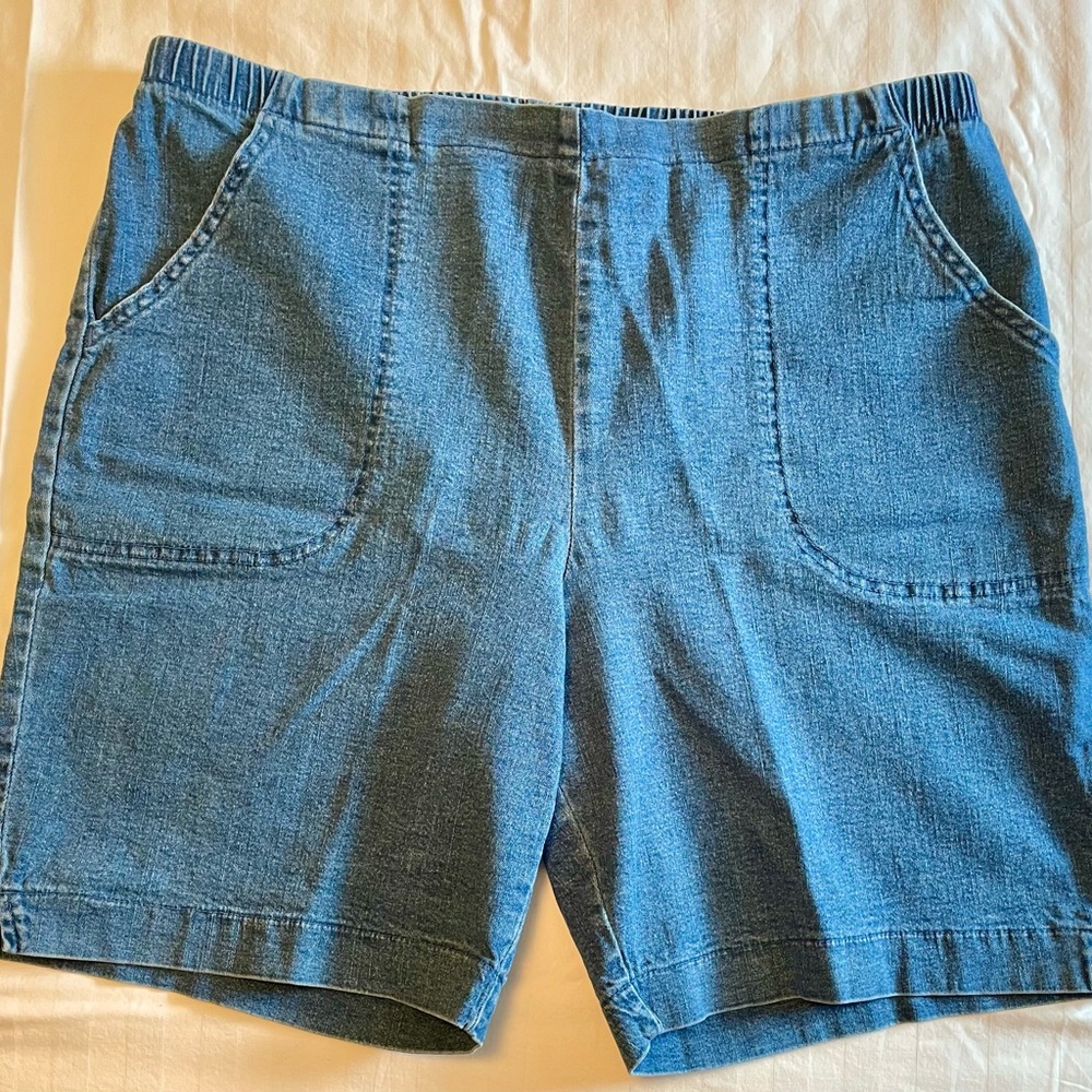 Women's Blue Denim Shorts